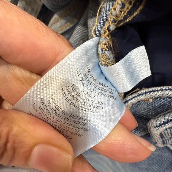 Free People Sierra Blue Raw High Rise Jeggings Sz 27 NWT - Picture 7 of 12